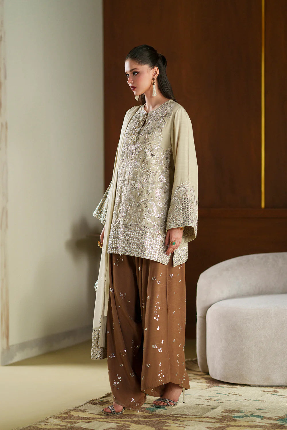 PALE YELLOW | E1089/104/227 | Women Boutique Summer '26- Drop 4 | Ethnc