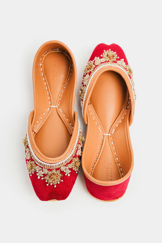 BURGUNDY | E1111/109/415 | ETHNC | FOOTWEAR