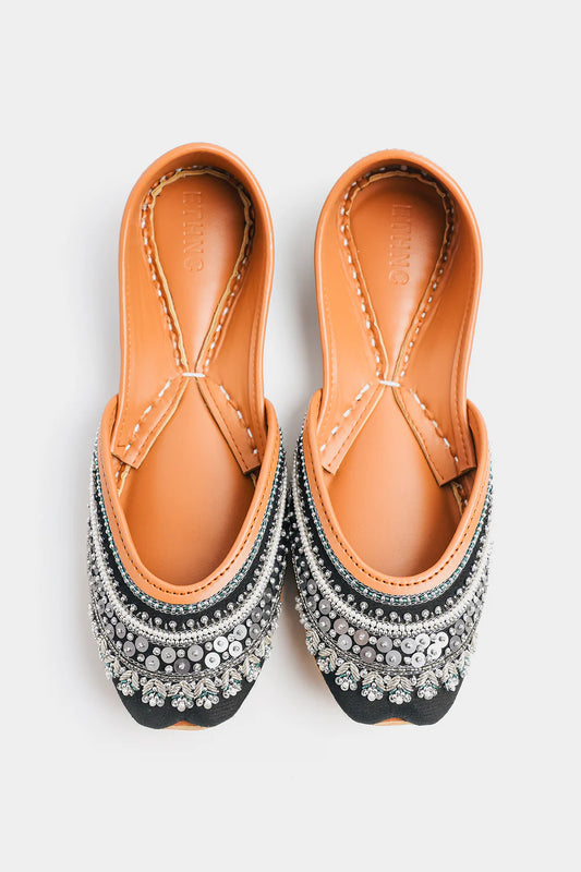 BLACK | E1112/109/901 | ETHNC | FOOTWEAR