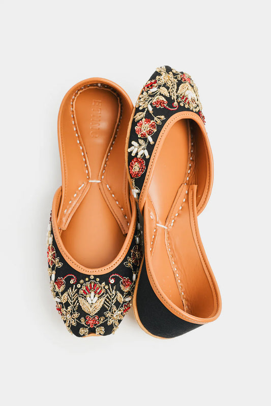 BLACK | E1117/109/901 | ETHNC | FOOTWEAR