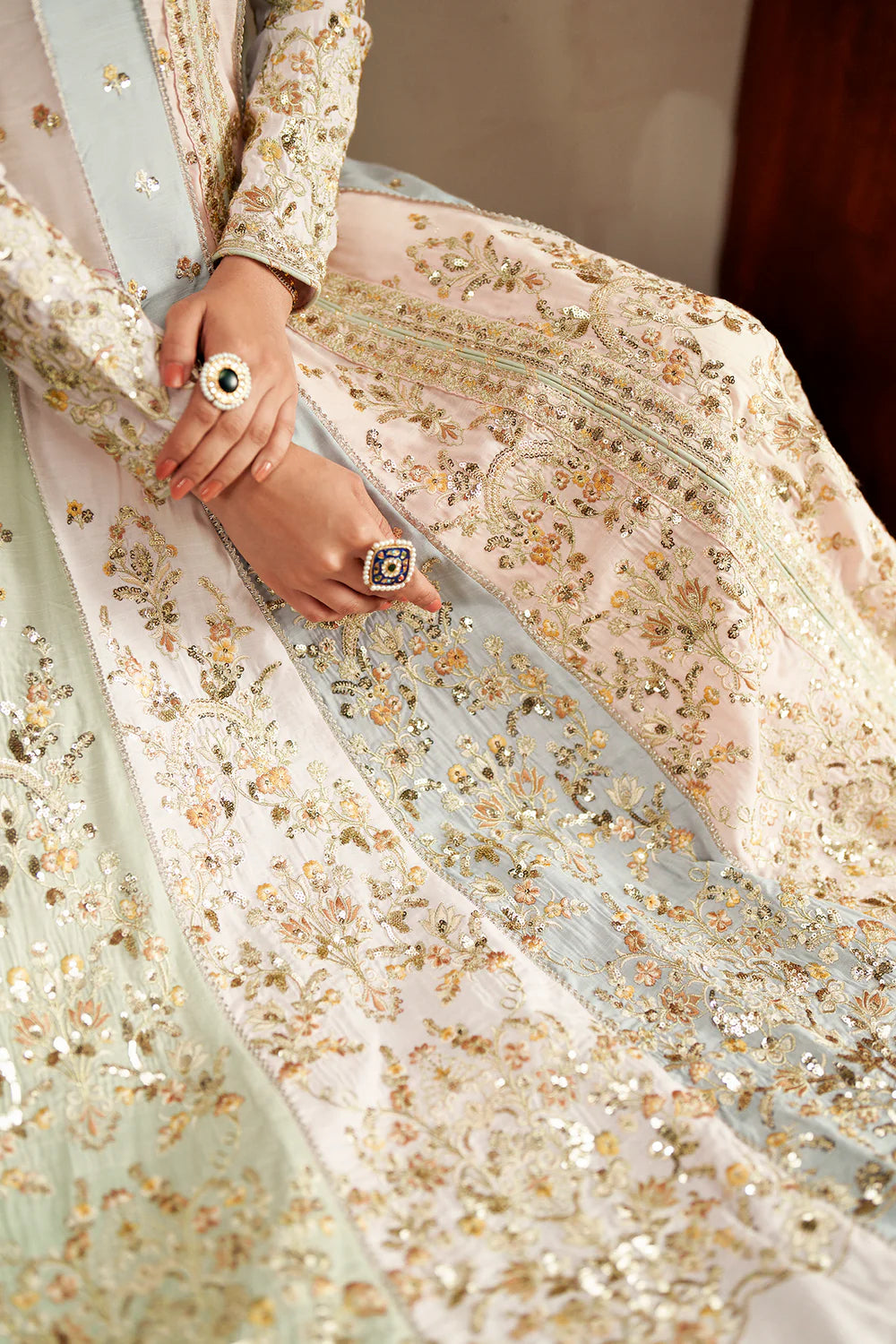 PALE CORAL | E1118/104/329 | women Boutique- Eid Collection | Ethnc