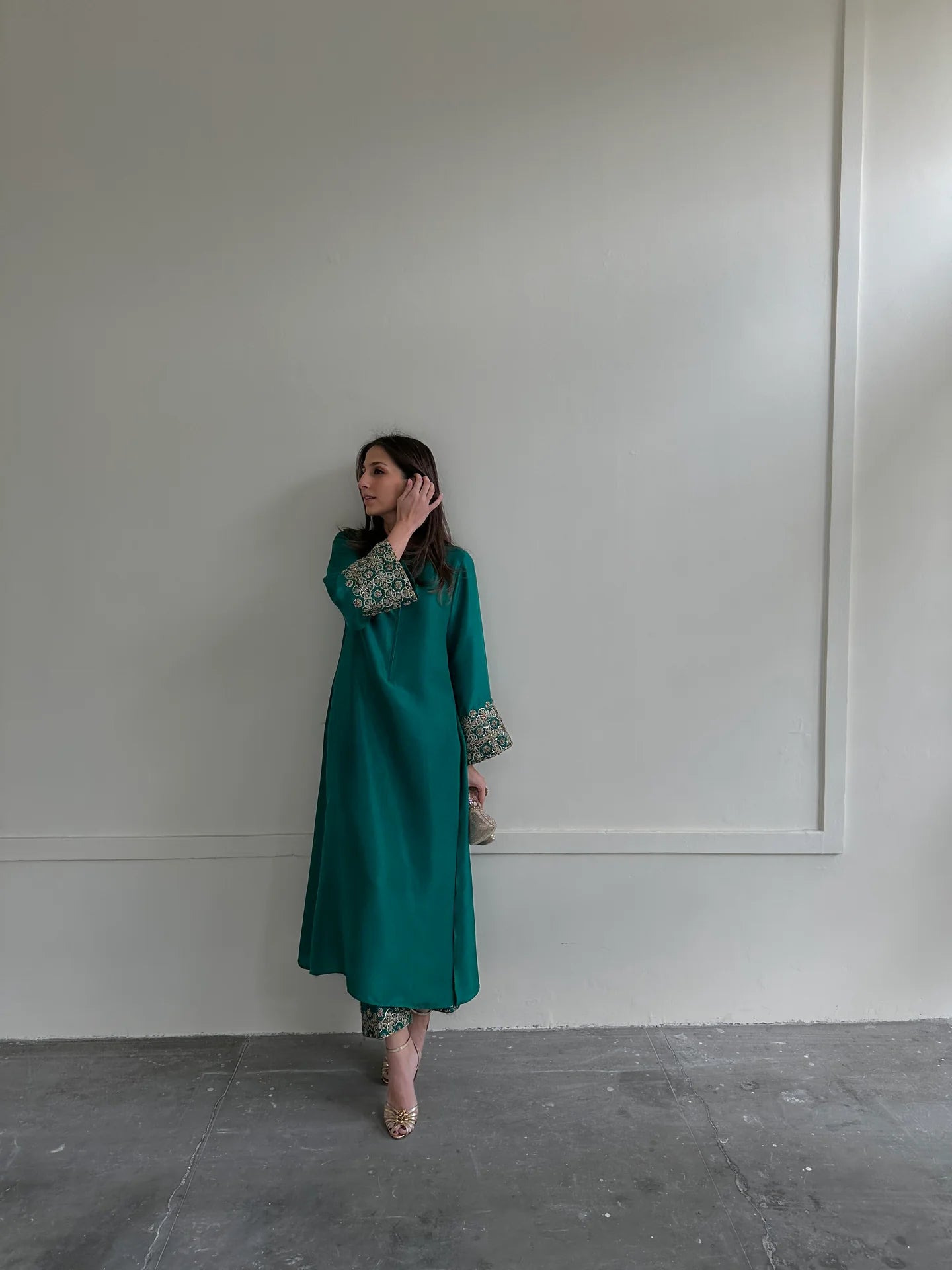 VERDE SILK FORMAL | SAK ATELIER