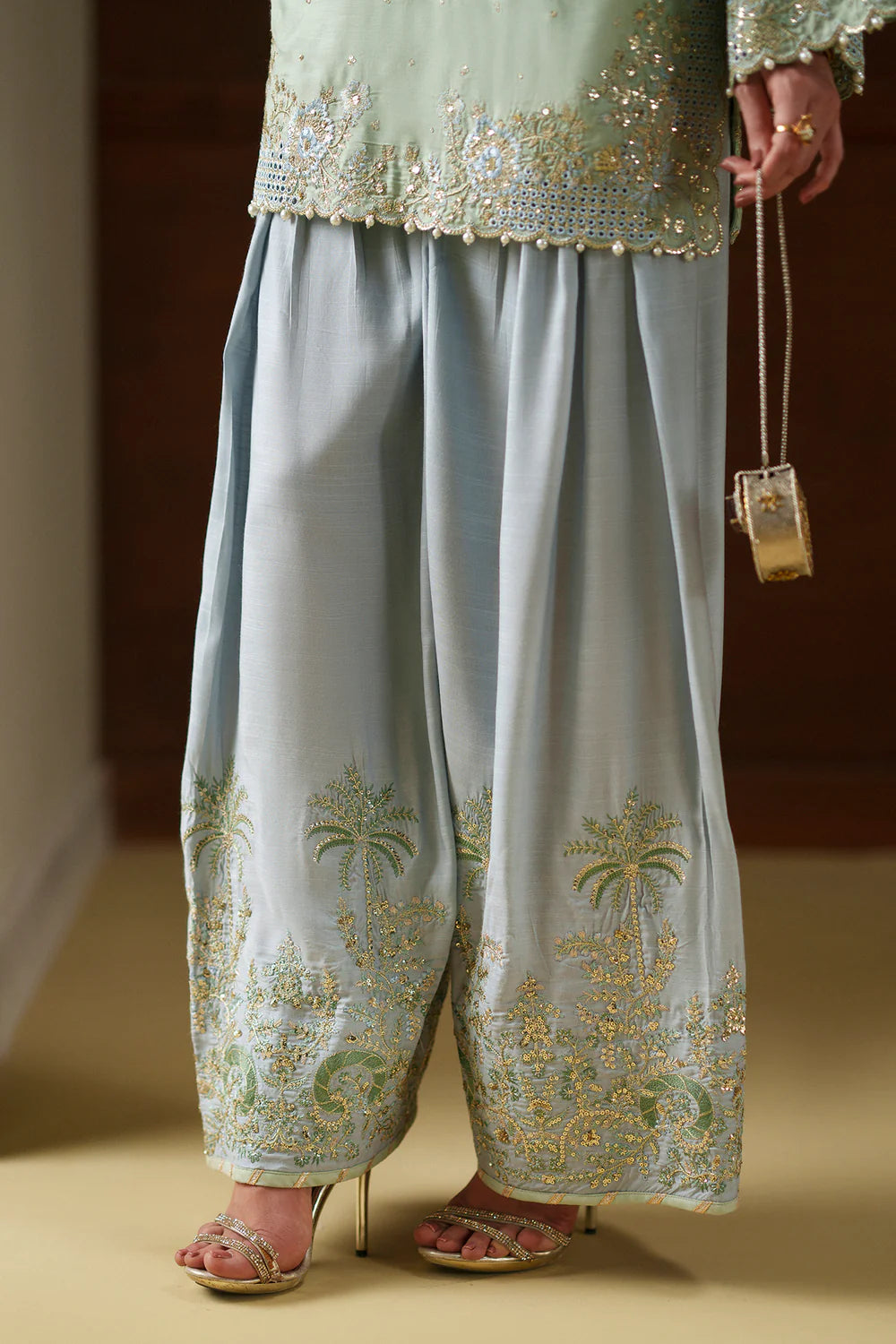 PASTEL GREEN | E1124/104/721 | Women Boutique Summer '26- Drop 4 | Ethnc