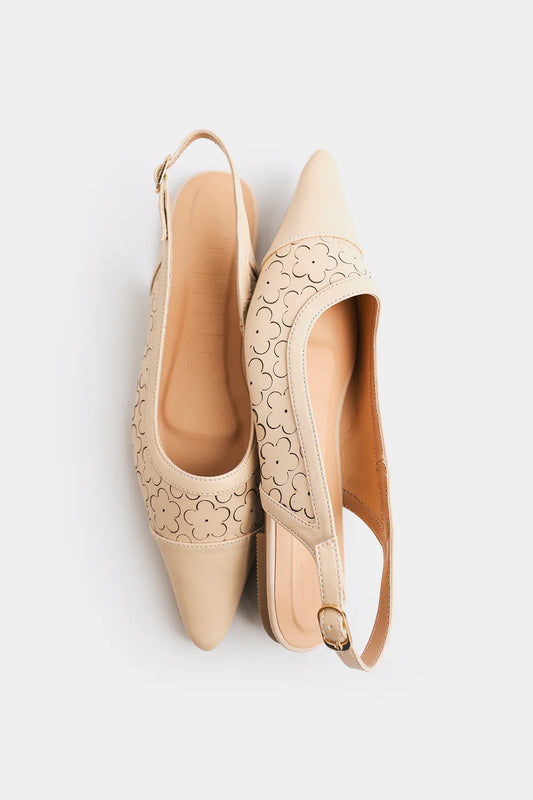 PALE YELLOW | E1164/109/226 | ETHNC | FOOTWEAR