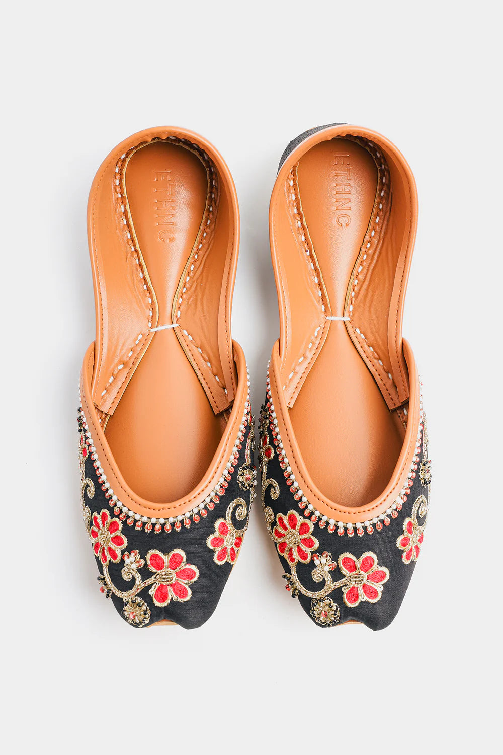 BLACK | E1169/109/901 | ETHNC | FOOTWEAR