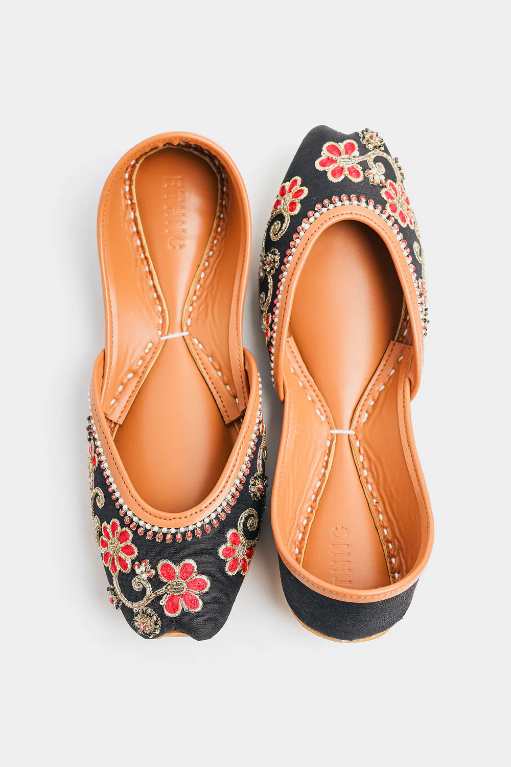 BLACK | E1169/109/901 | ETHNC | FOOTWEAR