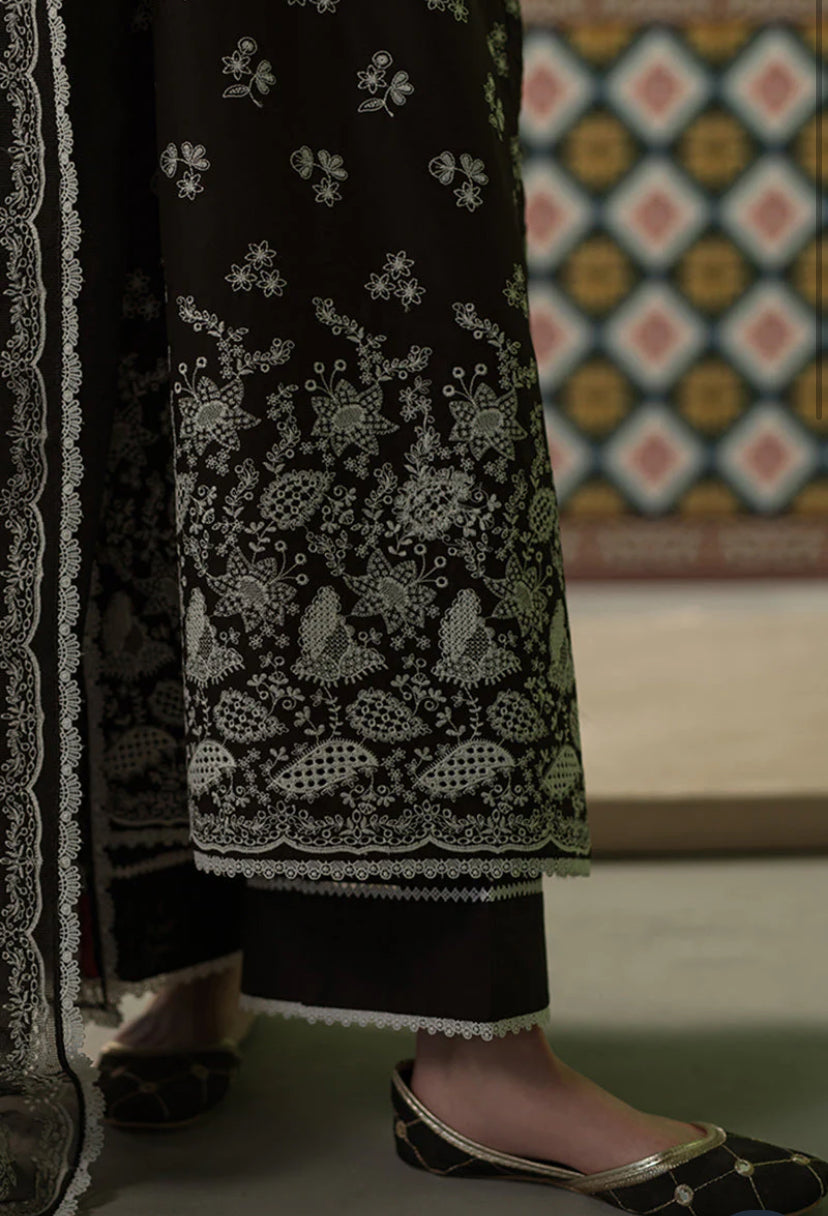 DUSKY SABLE | Chikankari by Cross Stitch