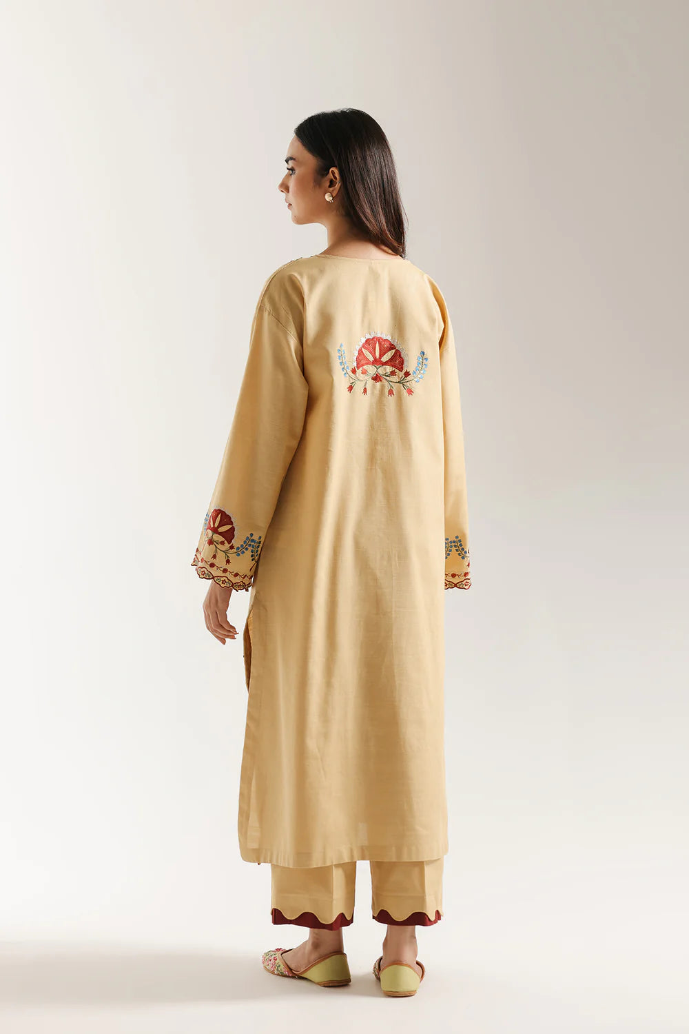 PALE YELLOW | E3608/103/114 | ROZANA | Ethnc