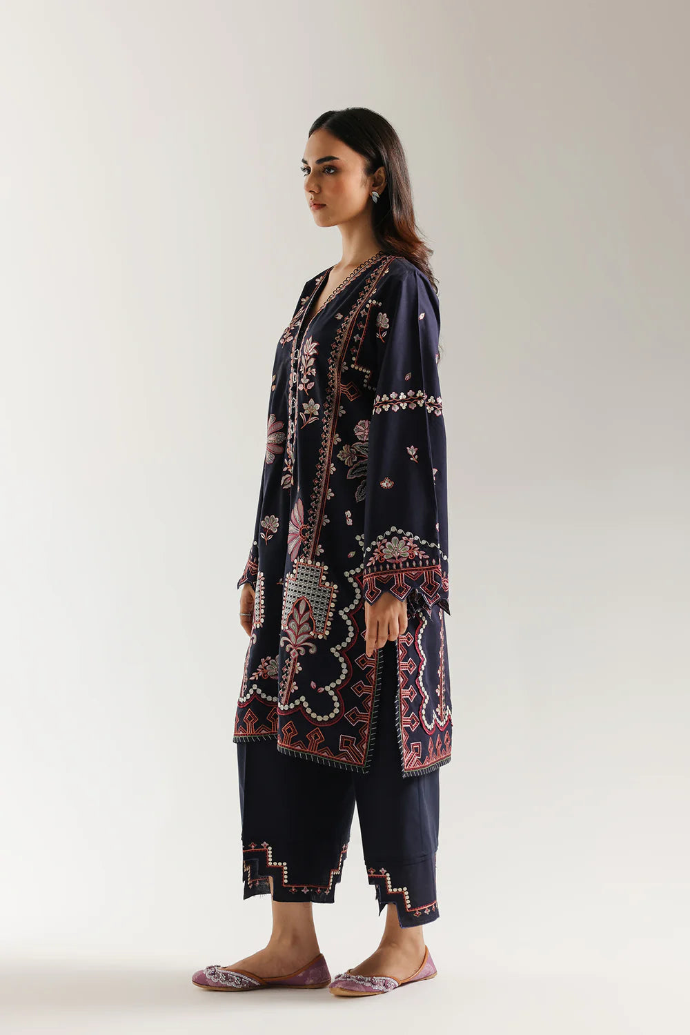 INDIGO BLUE | E3631/103/622 | ROZANA | Ethnc