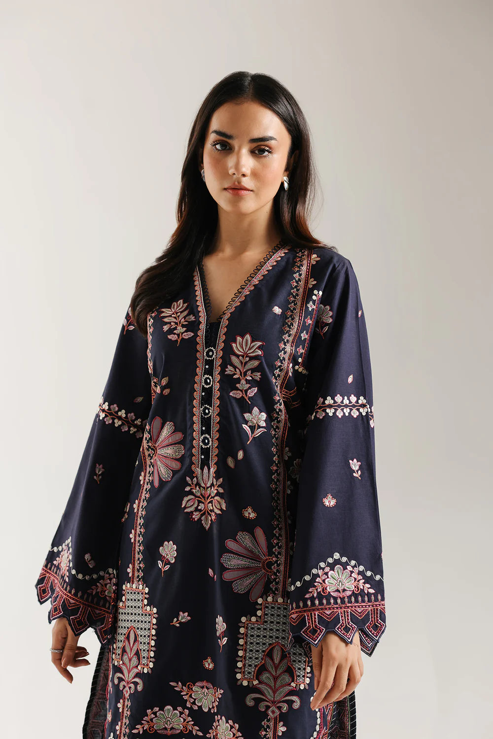 INDIGO BLUE | E3631/103/622 | ROZANA | Ethnc