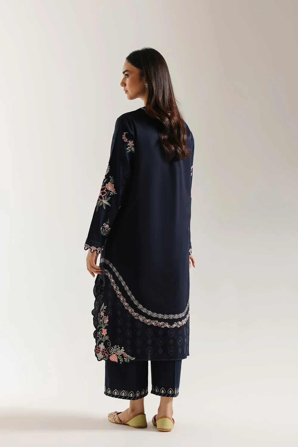 INDIGO BLUE | E3647/103/622 | Rozana collection 25' - Drop 03 | Ethnc