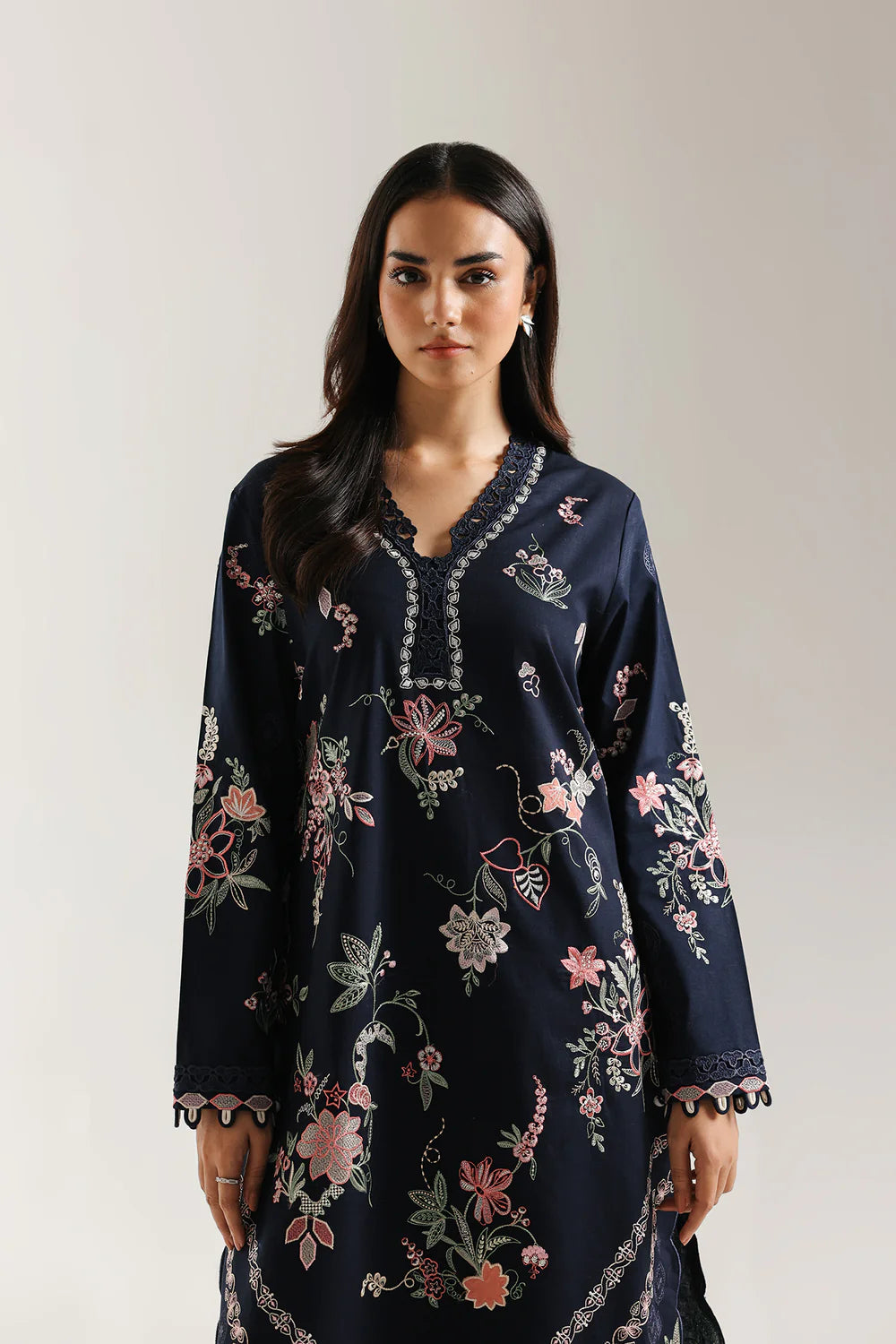 INDIGO BLUE | E3647/103/622 | Rozana collection 25' - Drop 03 | Ethnc