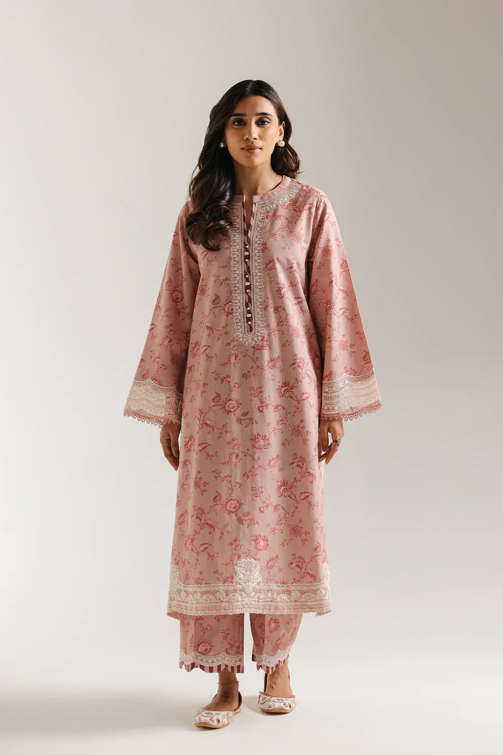 PALE CORAL | E3665/103/328 | ROZANA | Ethnc