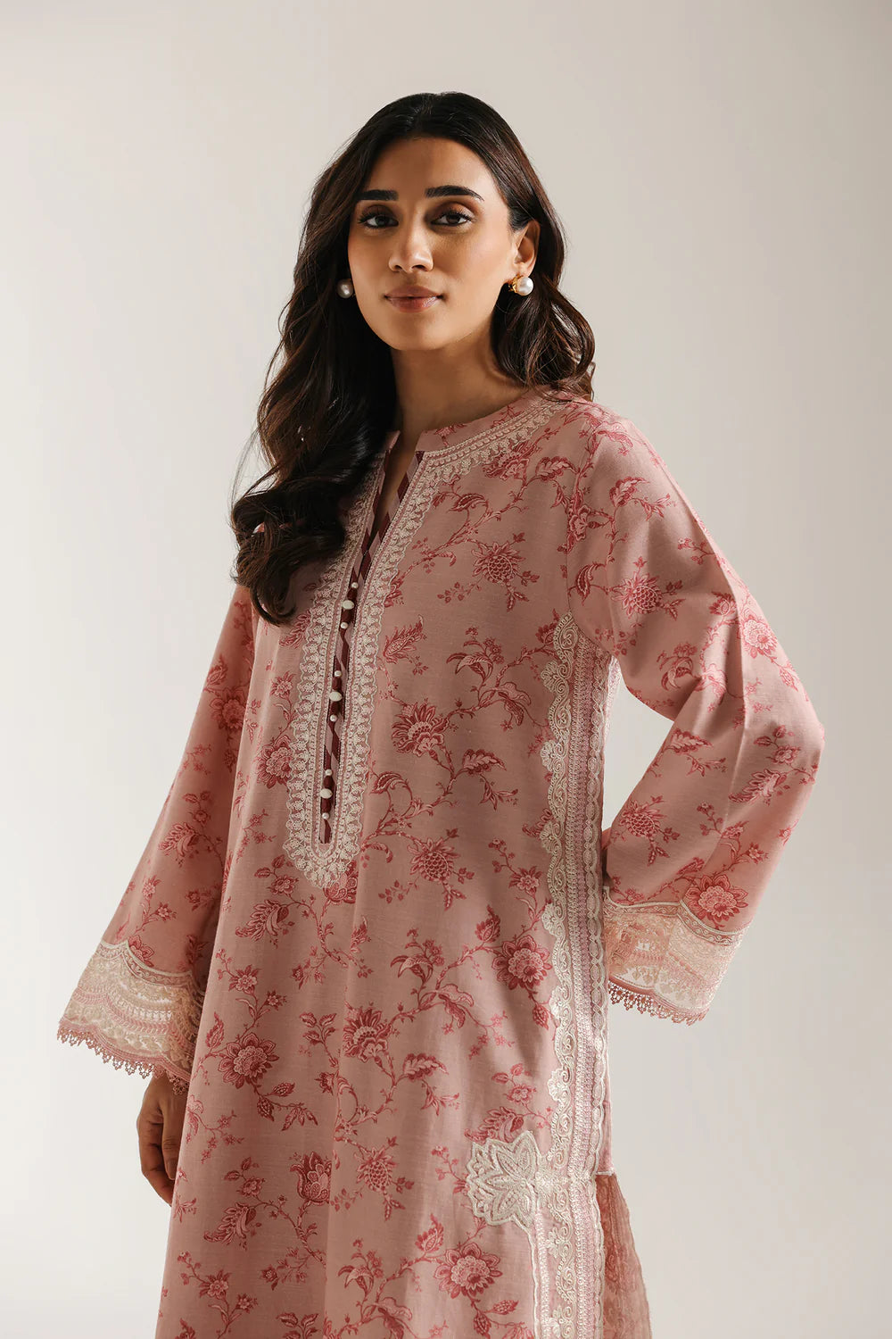 PALE CORAL | E3665/103/328 | ROZANA | Ethnc