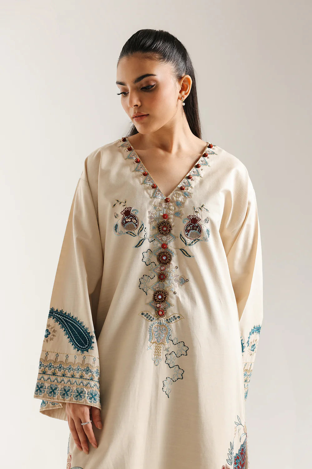 LEMON ICING | E3670/103/004 | Rozana collection 25' - Drop 03 | Ethnc