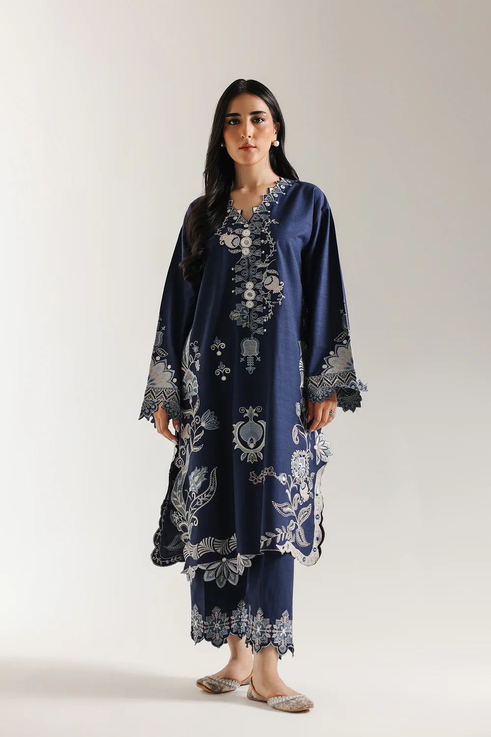 COBALT | E3671/103/603 | Rozana collection 25' - Drop 03 | Ethnc