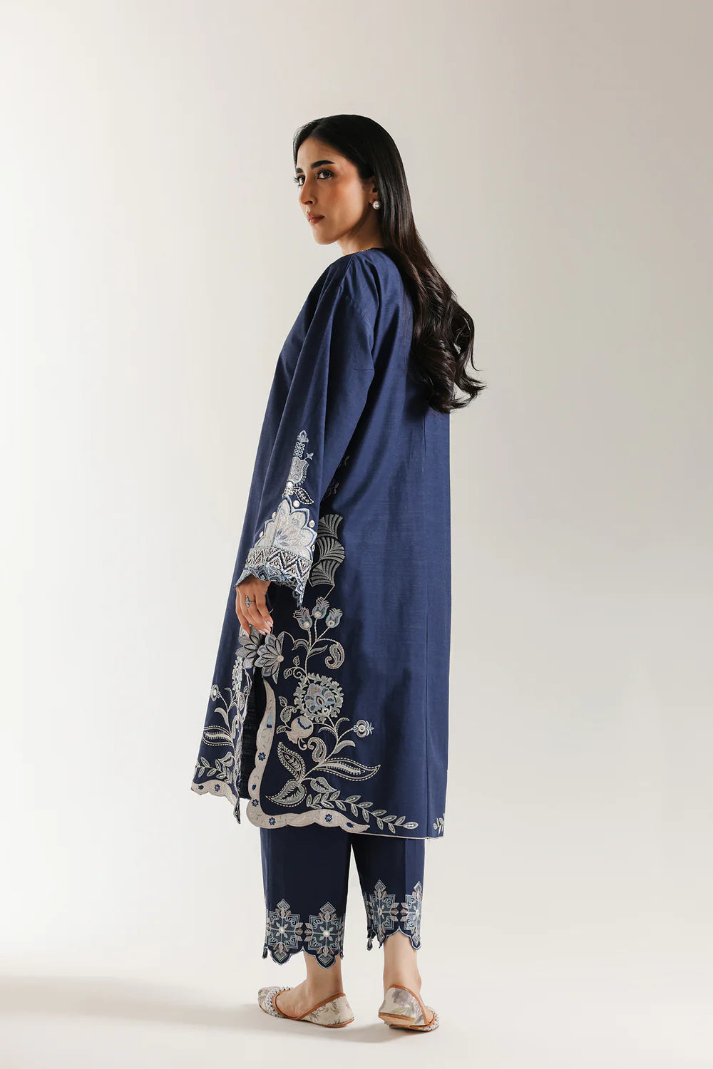 COBALT | E3671/103/603 | Rozana collection 25' - Drop 03 | Ethnc