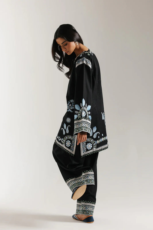 JET BLACK | E3707/103/902 | Rozana collection 25' - Drop 03 | Ethnc