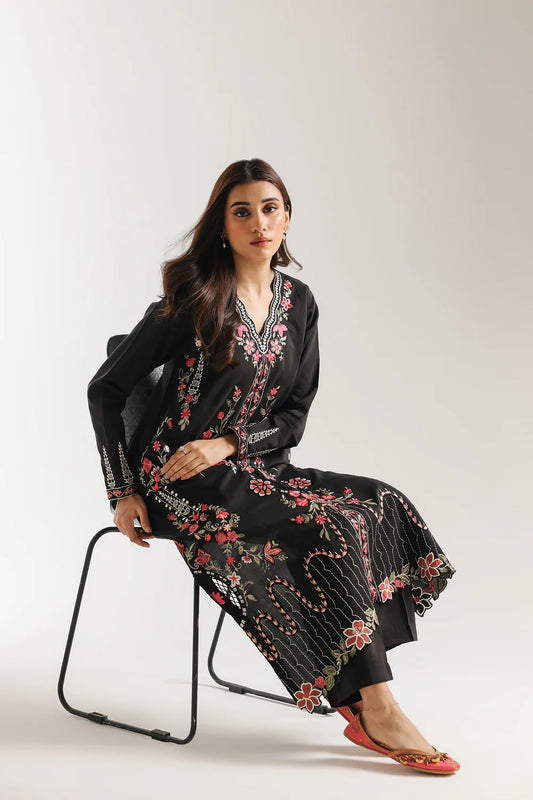 BLACK | E4013/103/901 | Rozana Collection SS '26 Drop 3 | Ethnc