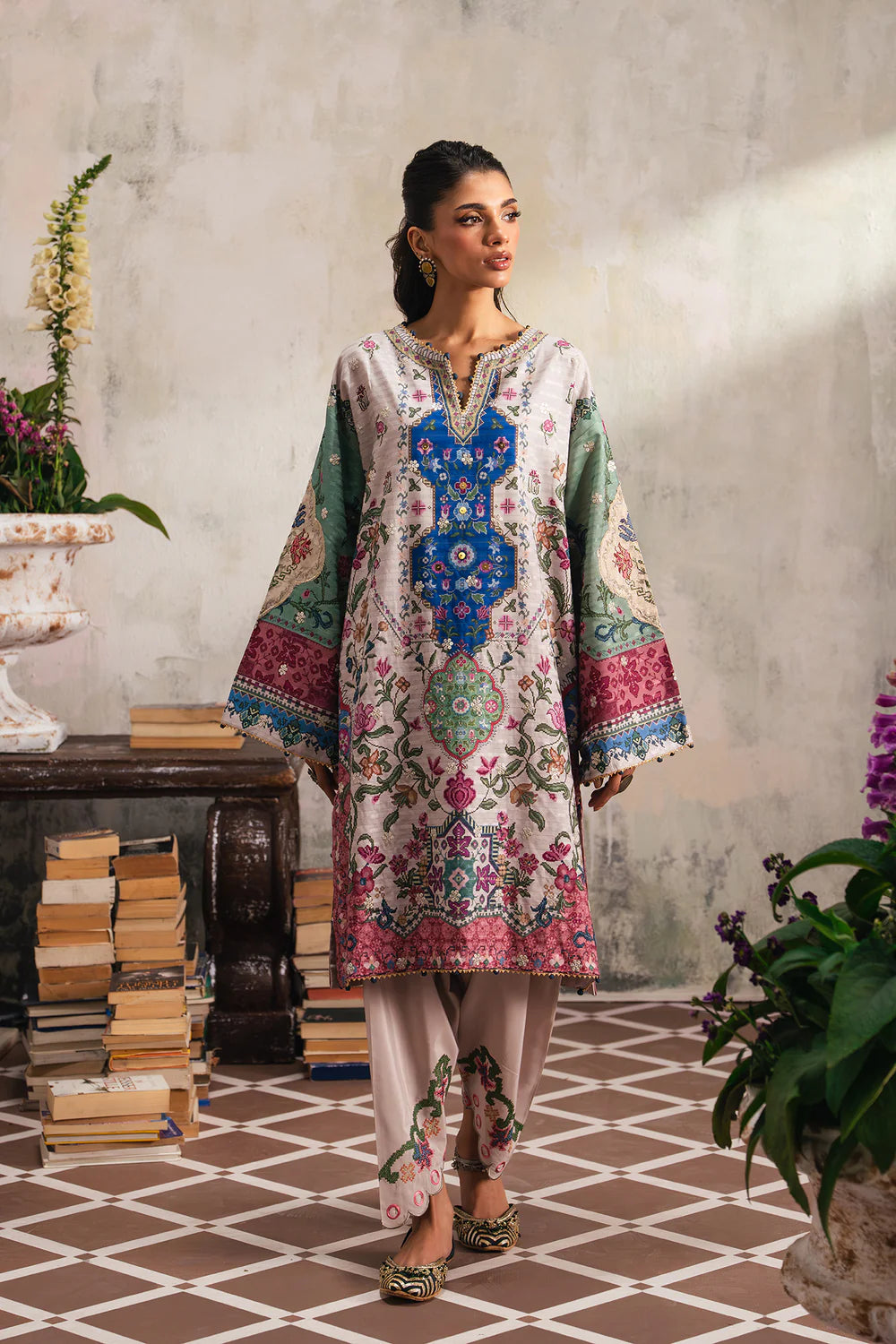 STONE | E4035/103/817 | Rozana Collection SS '26 - Drop 4 | Ethnc