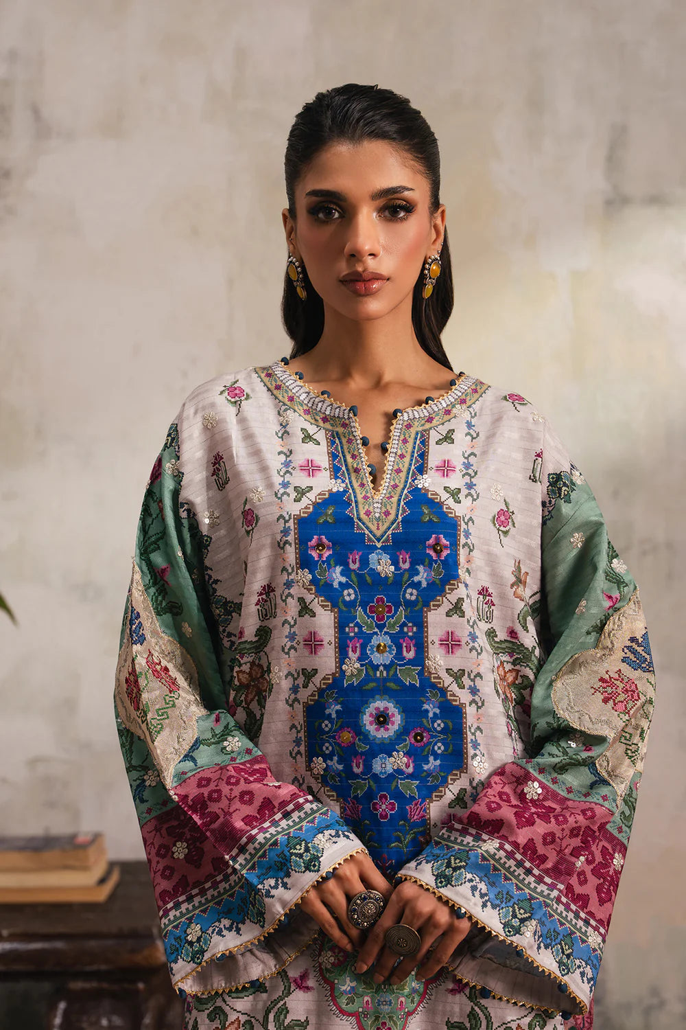 STONE | E4035/103/817 | Rozana Collection SS '26 - Drop 4 | Ethnc