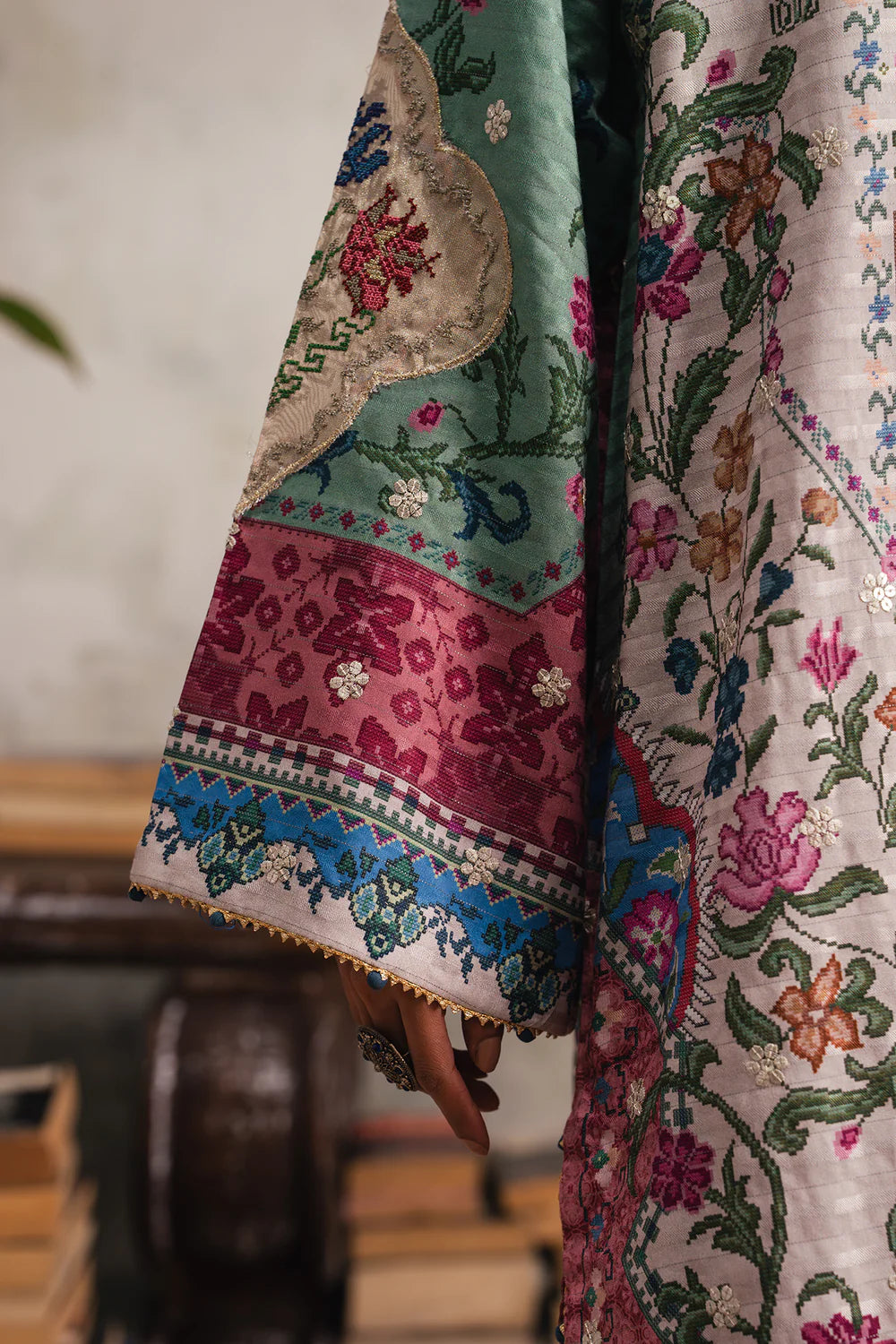 STONE | E4035/103/817 | Rozana Collection SS '26 - Drop 4 | Ethnc