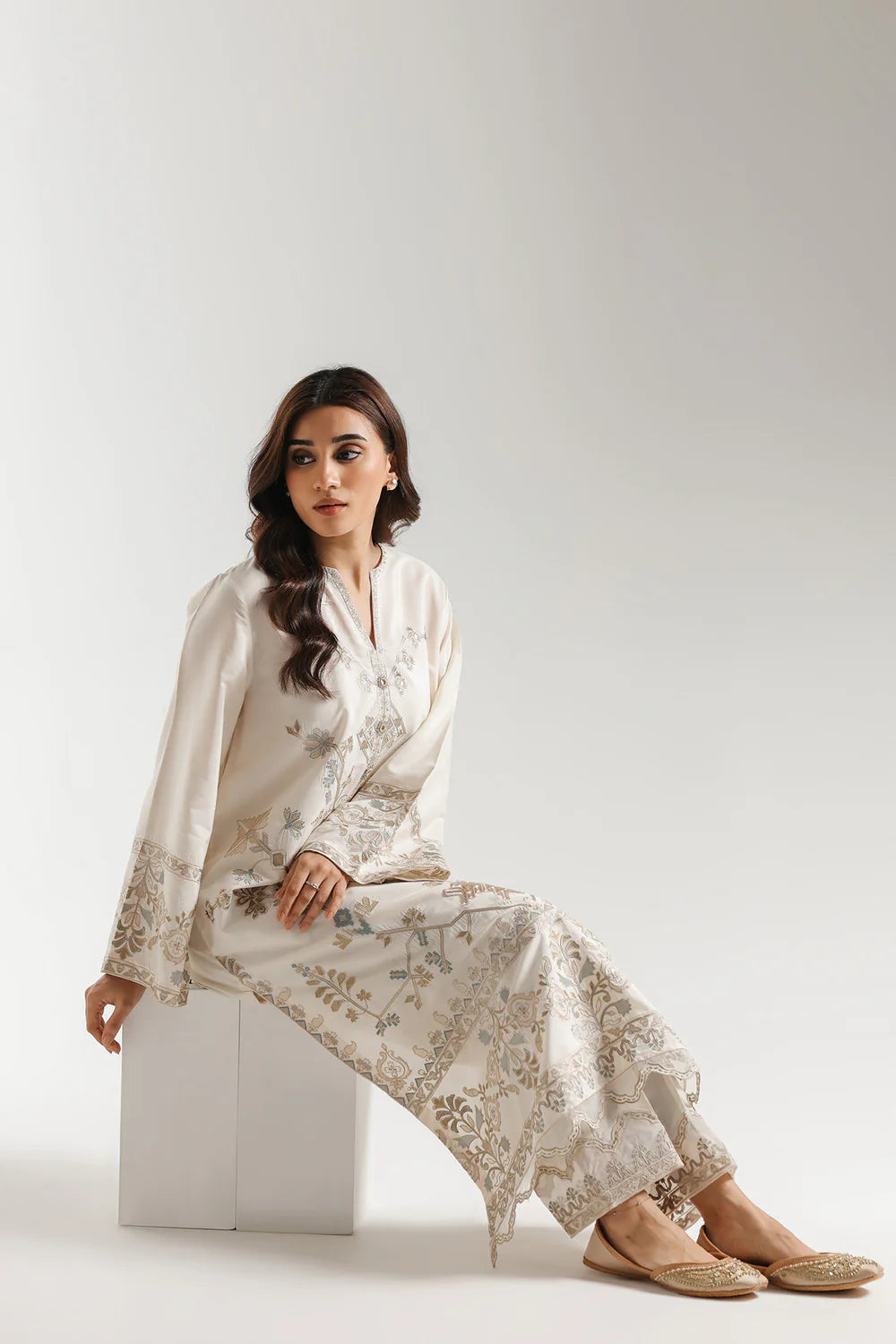 STONE | E4081/103/817 | Rozana Collection SS '26 Drop 3 | Ethnc