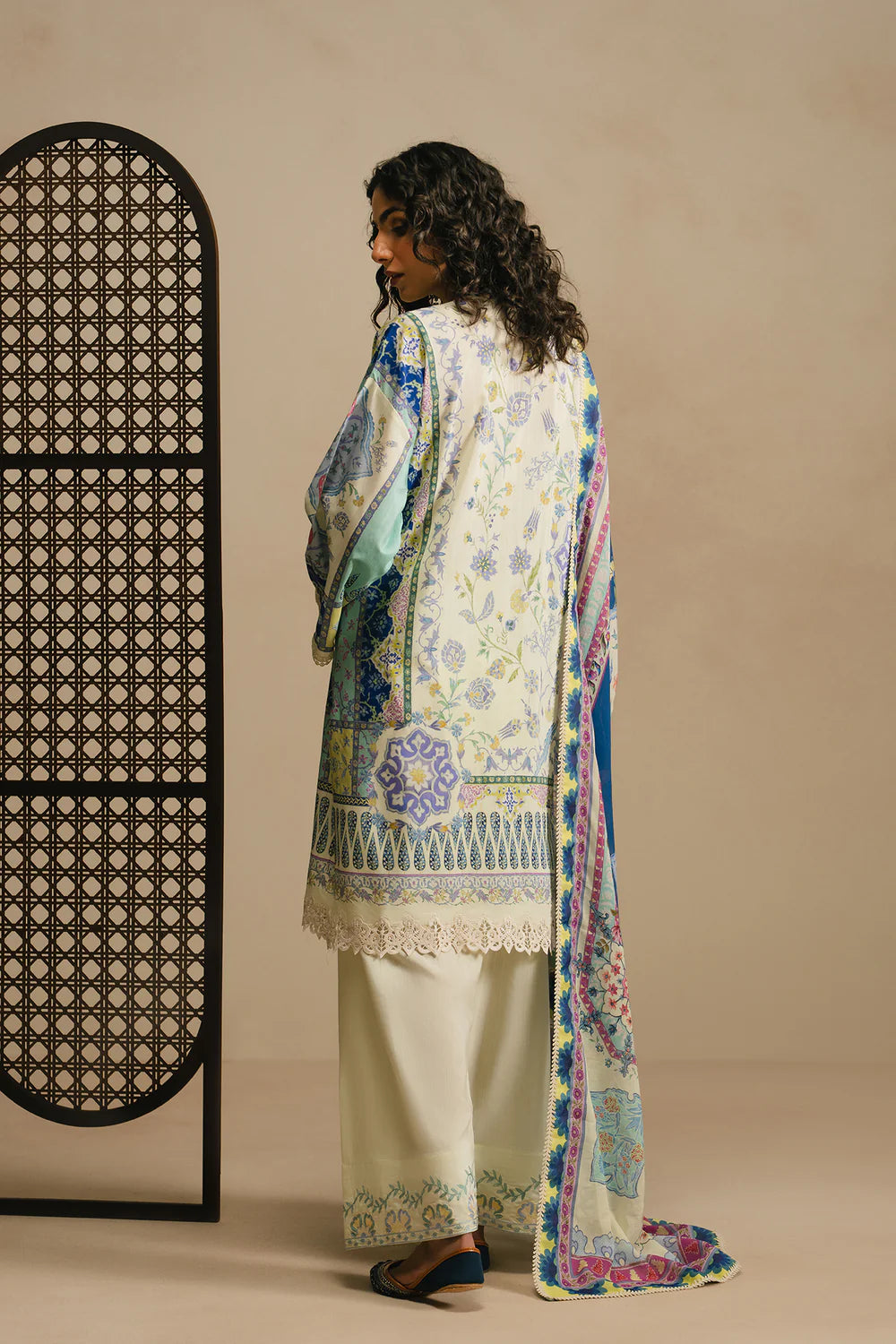 OFF WHITE | E4086/103/002 | Rozana Collection SP SS '26- Drop 5 | Ethnc