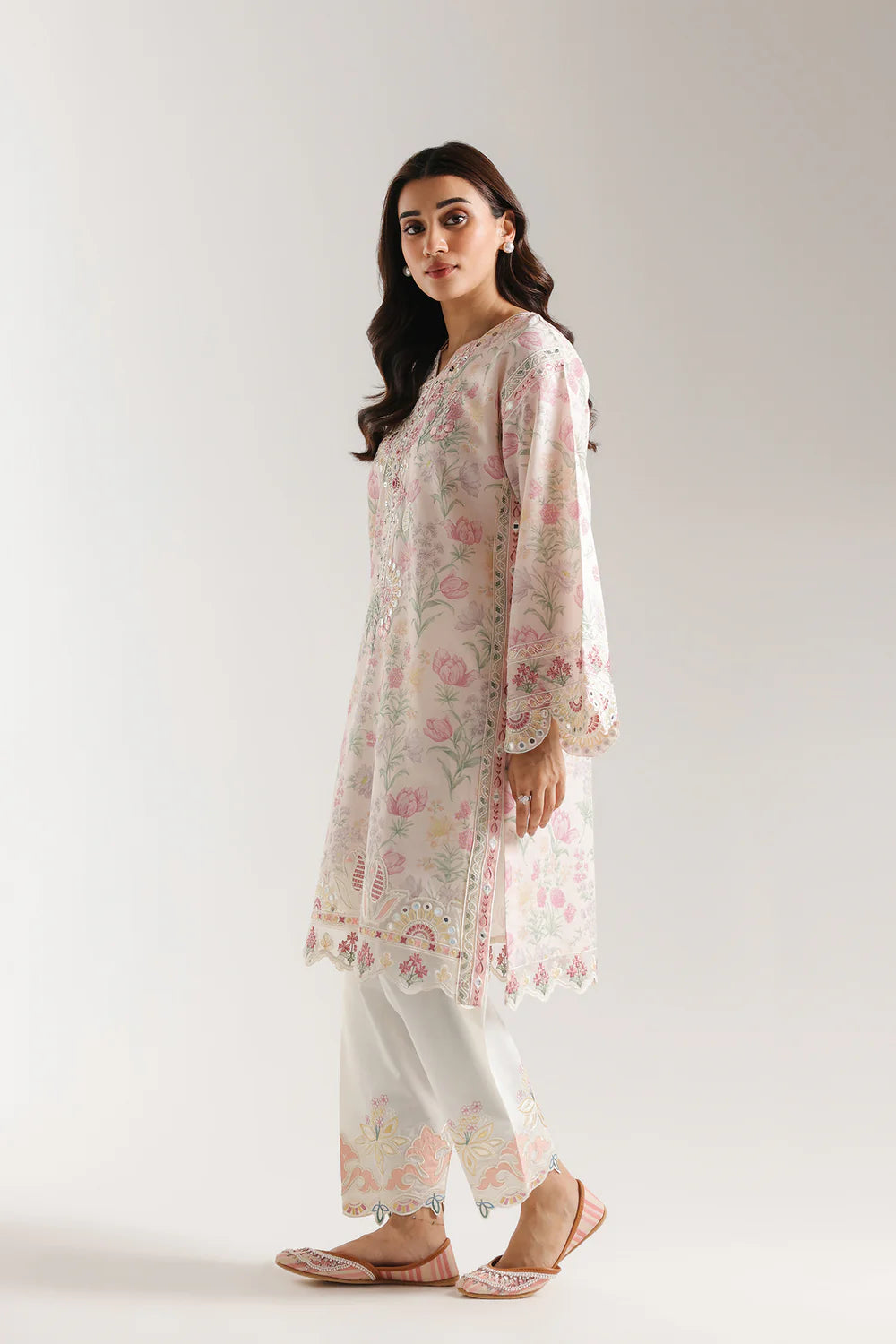 LIGHT PINK | E4127/103/316 | Rozana Collection SS '26 Drop 3 | Ethnc