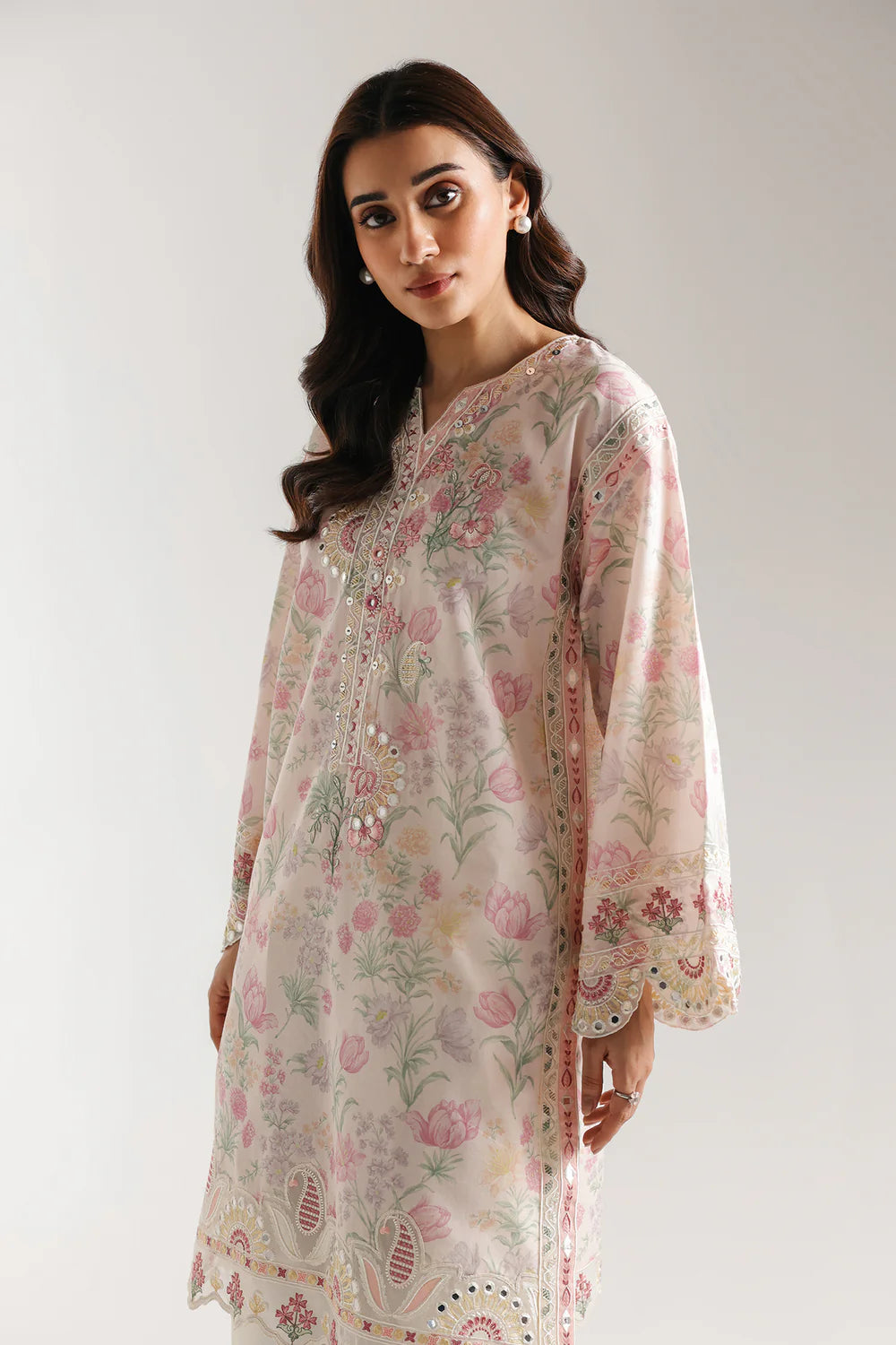 LIGHT PINK | E4127/103/316 | Rozana Collection SS '26 Drop 3 | Ethnc