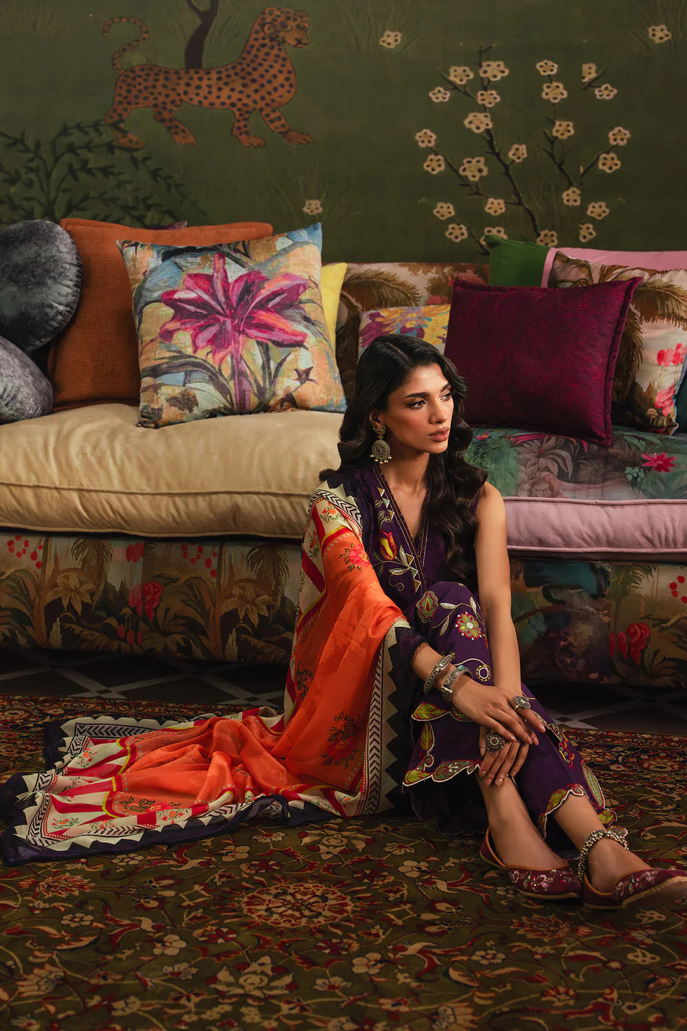 VIOLET | E4132/103/518 | Rozana Collection SS '26 - Drop 4 | Ethnc