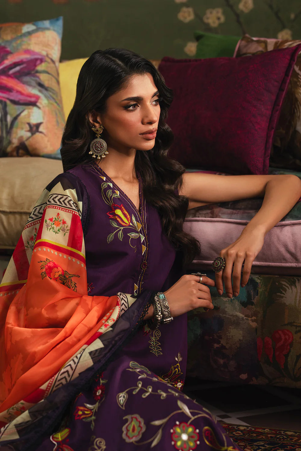 VIOLET | E4132/103/518 | Rozana Collection SS '26 - Drop 4 | Ethnc