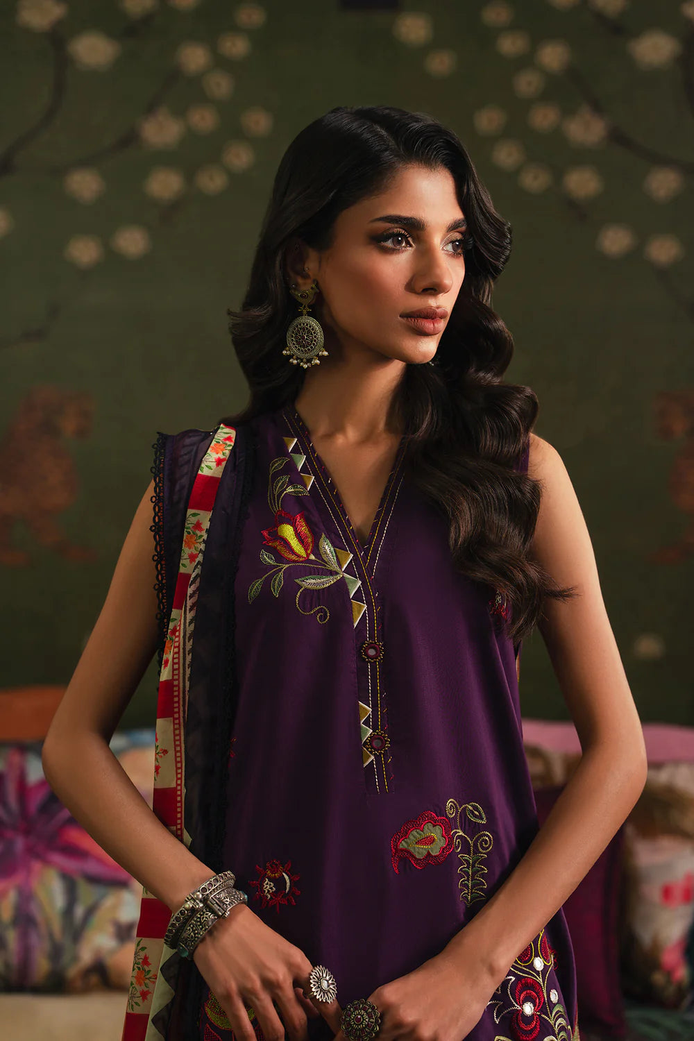 VIOLET | E4132/103/518 | Rozana Collection SS '26 - Drop 4 | Ethnc