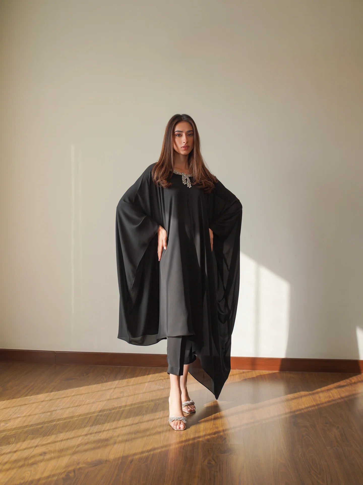 BLACK ZUMA KAFTAAN | SAK ATELIER