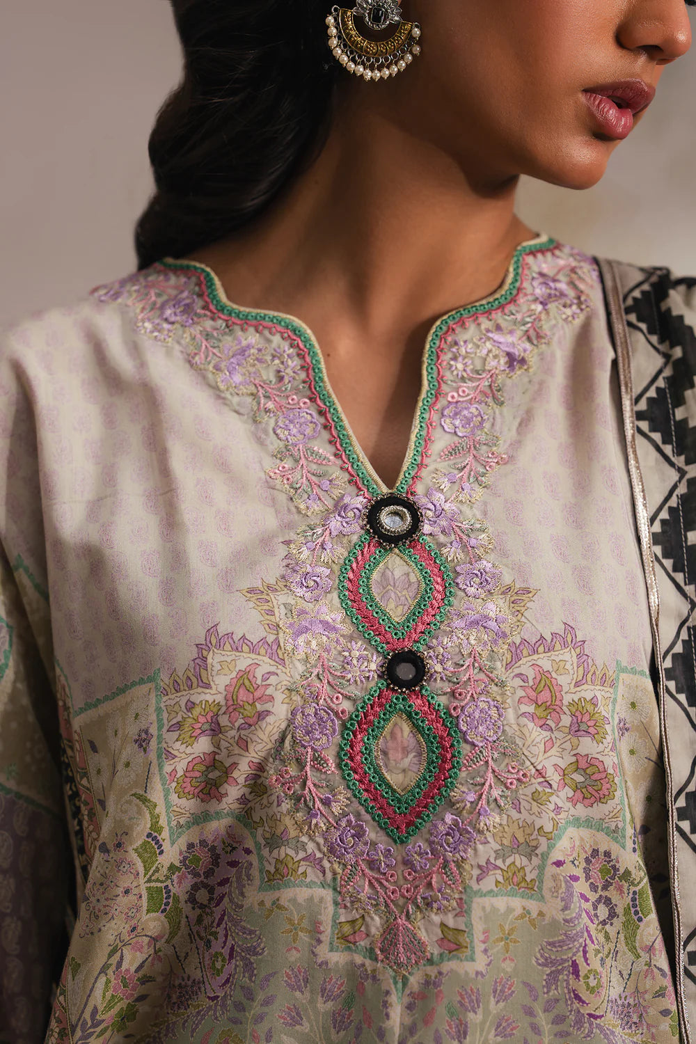 LILAC MARBLE | E4205/103/514 | Rozana Collection SS '26 - Drop 4 | Ethnc