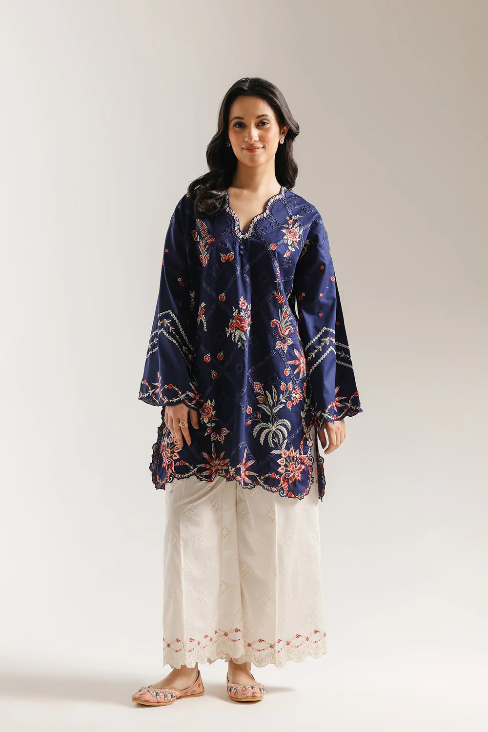 INDIGO BLUE | E4212/103/622 | Rozana Collection SS '26 - Drop 4 | Ethnc