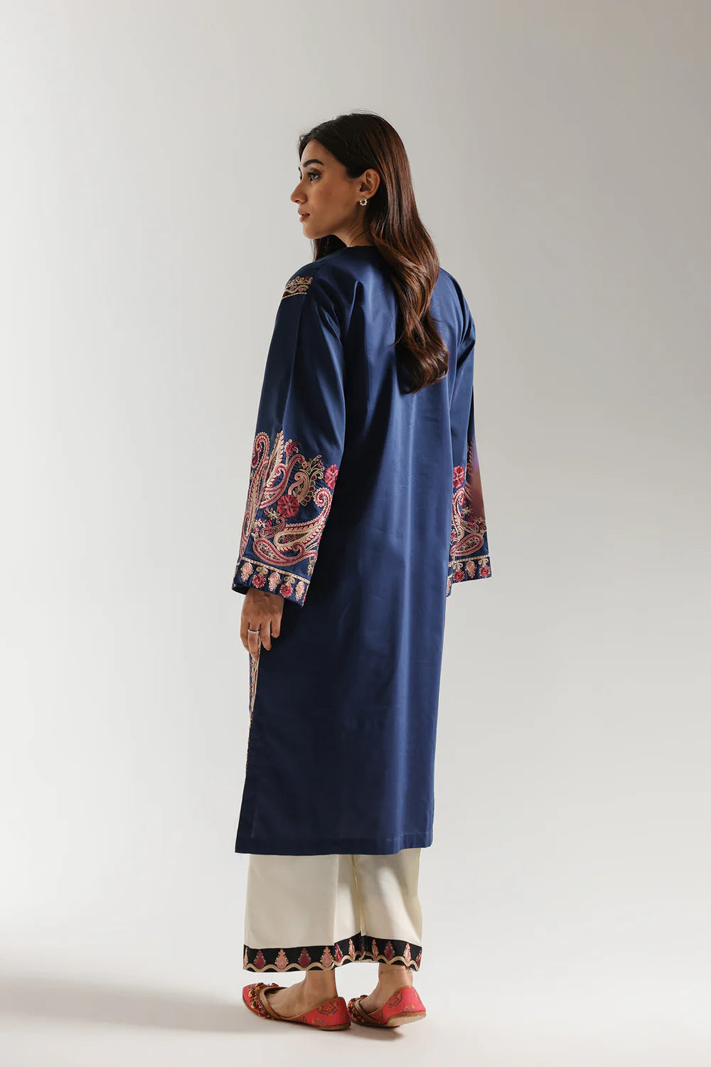 INDIGO BLUE | E4227/103/622 | Rozana Collection SS '26 Drop 3 | Ethnc