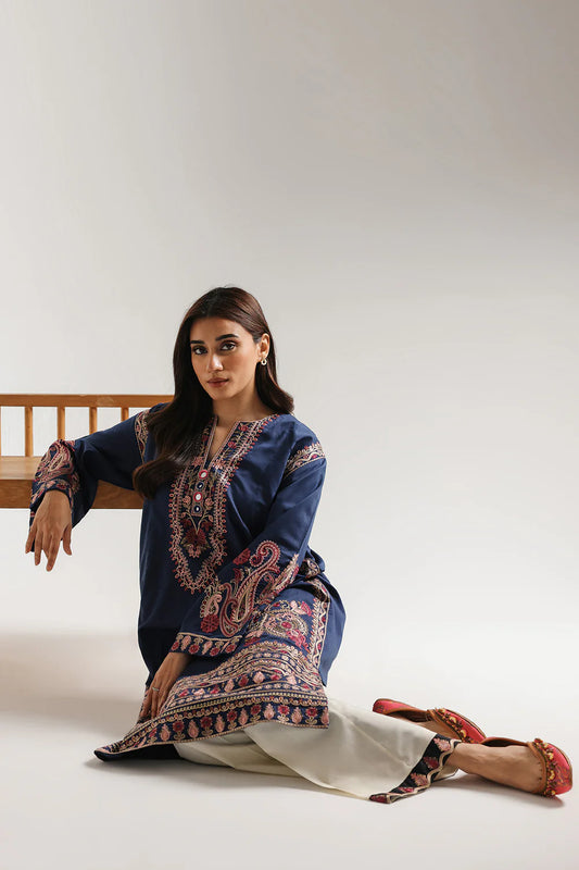 INDIGO BLUE | E4227/103/622 | Rozana Collection SS '26 Drop 3 | Ethnc