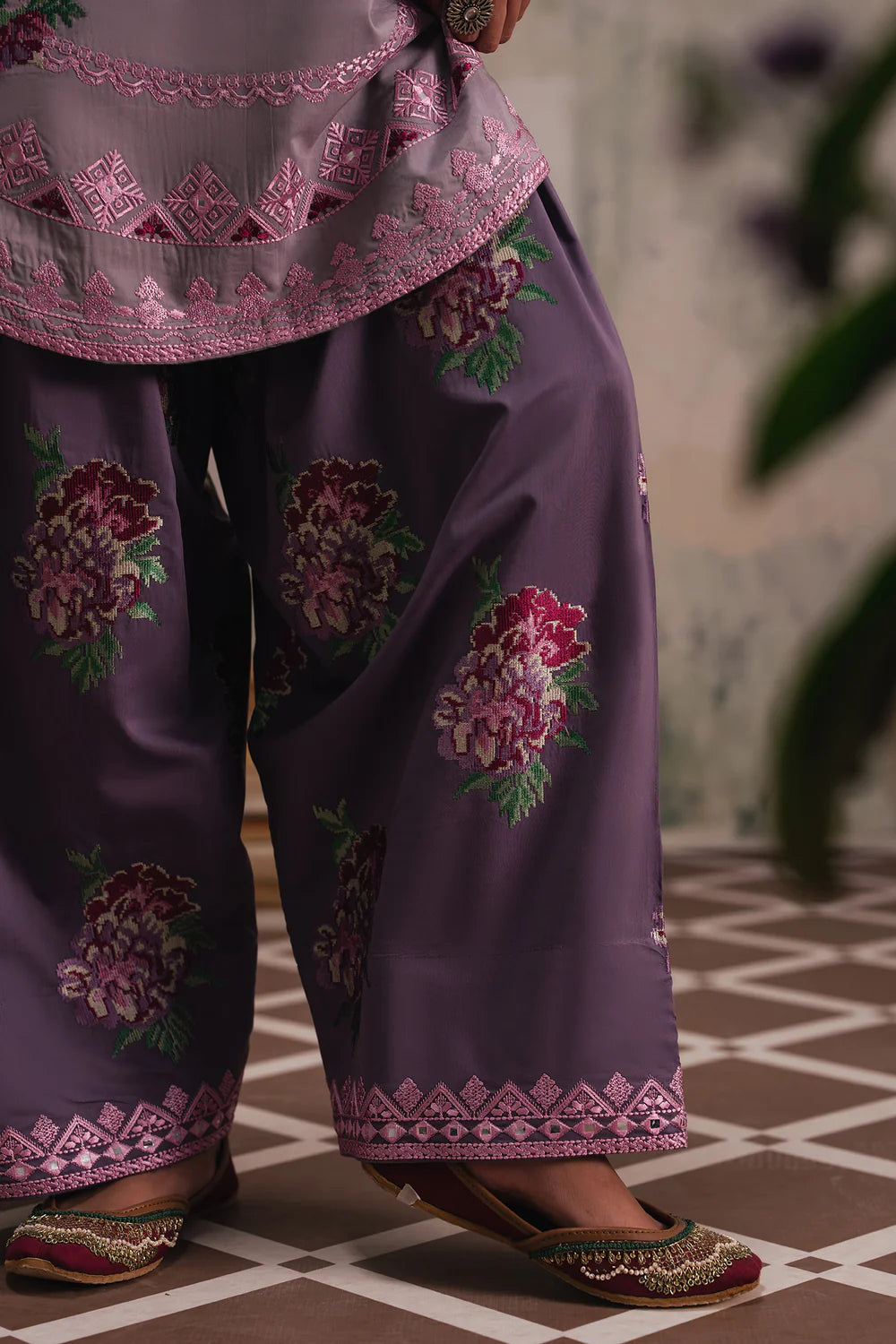PASTEL LILAC | E4228/103/513 | Rozana Collection SS '26 - Drop 4 | Ethnc