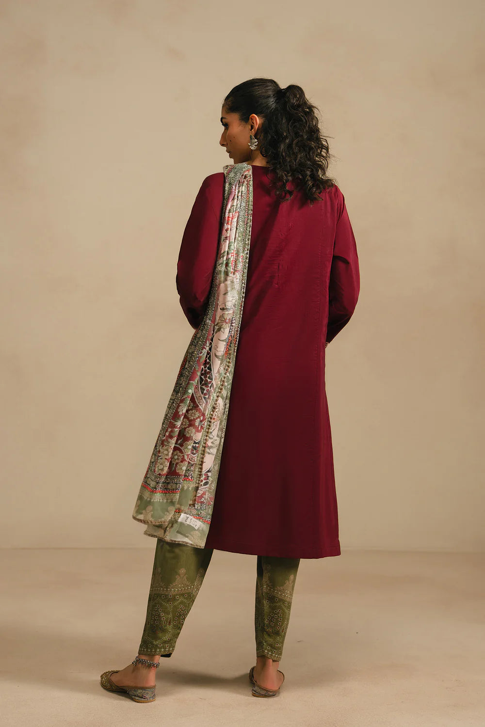 CHOCOLATE | E4231/103/318 | Rozana Collection SP SS '26- Drop 5 | Ethnc
