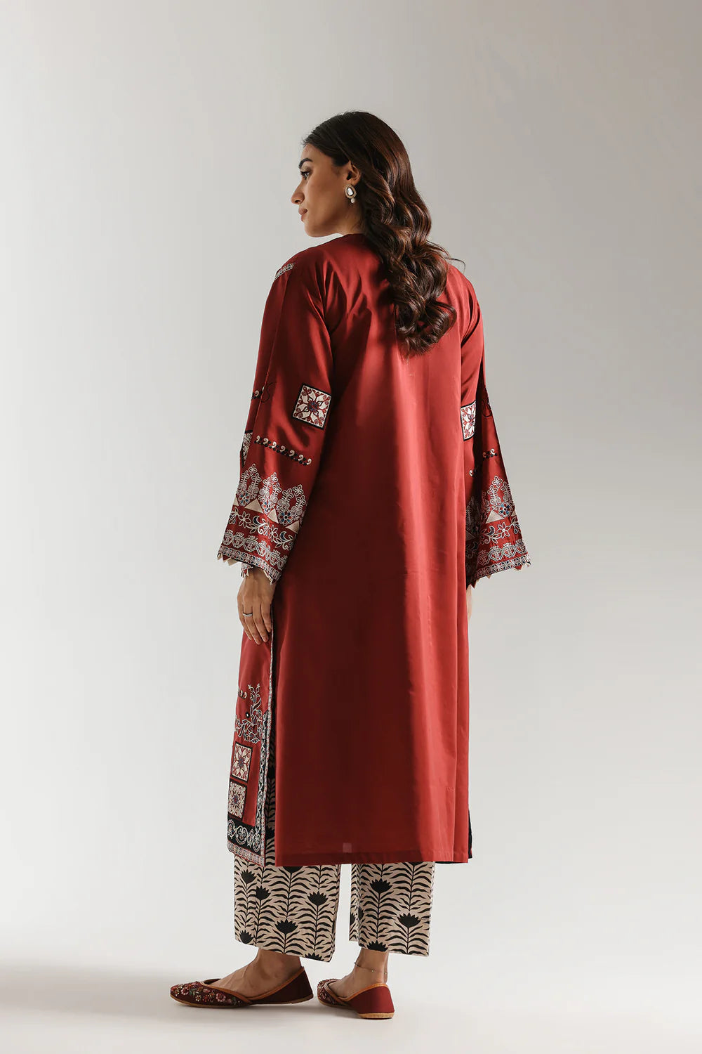 TERRACOTTA | E4233/103/303 | Rozana Collection SS '26 Drop 3 | Ethnc