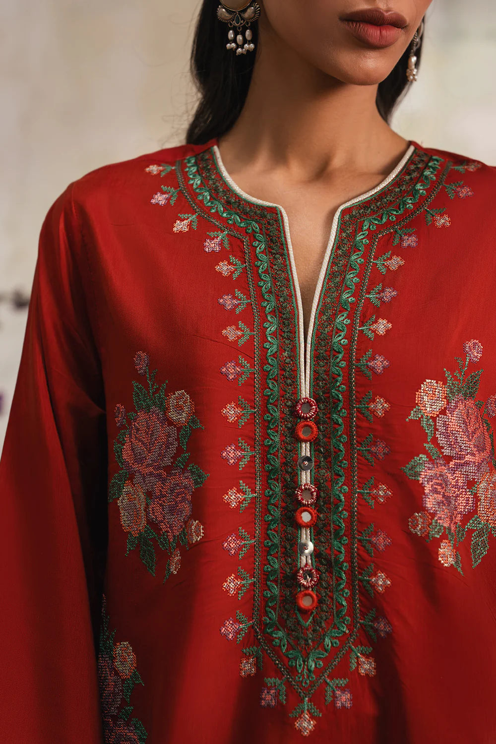 ORANGEADE | E4245/103/209 | Rozana Collection SS '26 - Drop 4 | Ethnc