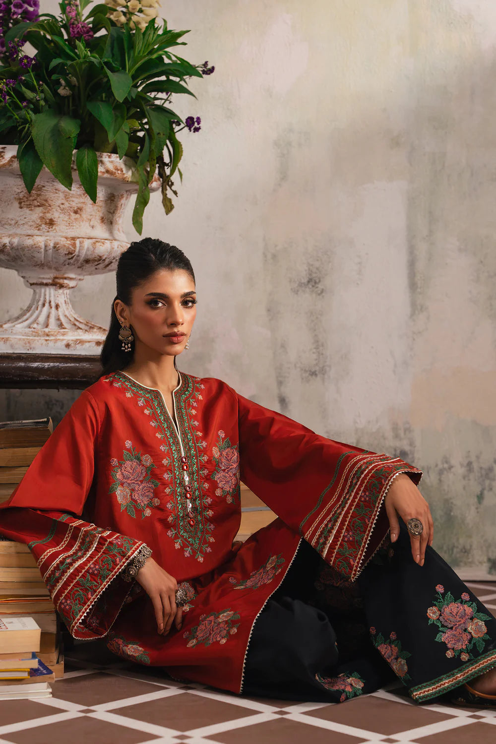 ORANGEADE | E4245/103/209 | Rozana Collection SS '26 - Drop 4 | Ethnc