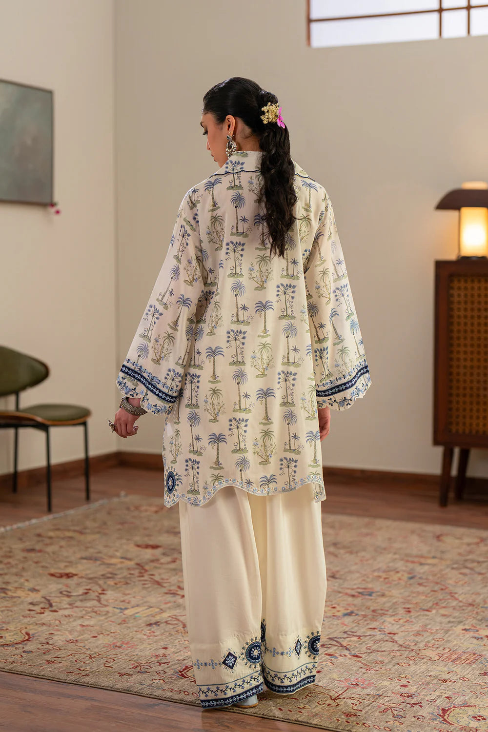 VANILLA ICE | E4268/103/005 | Rozana Collection Summer '26 - Drop 2 | Ethnc