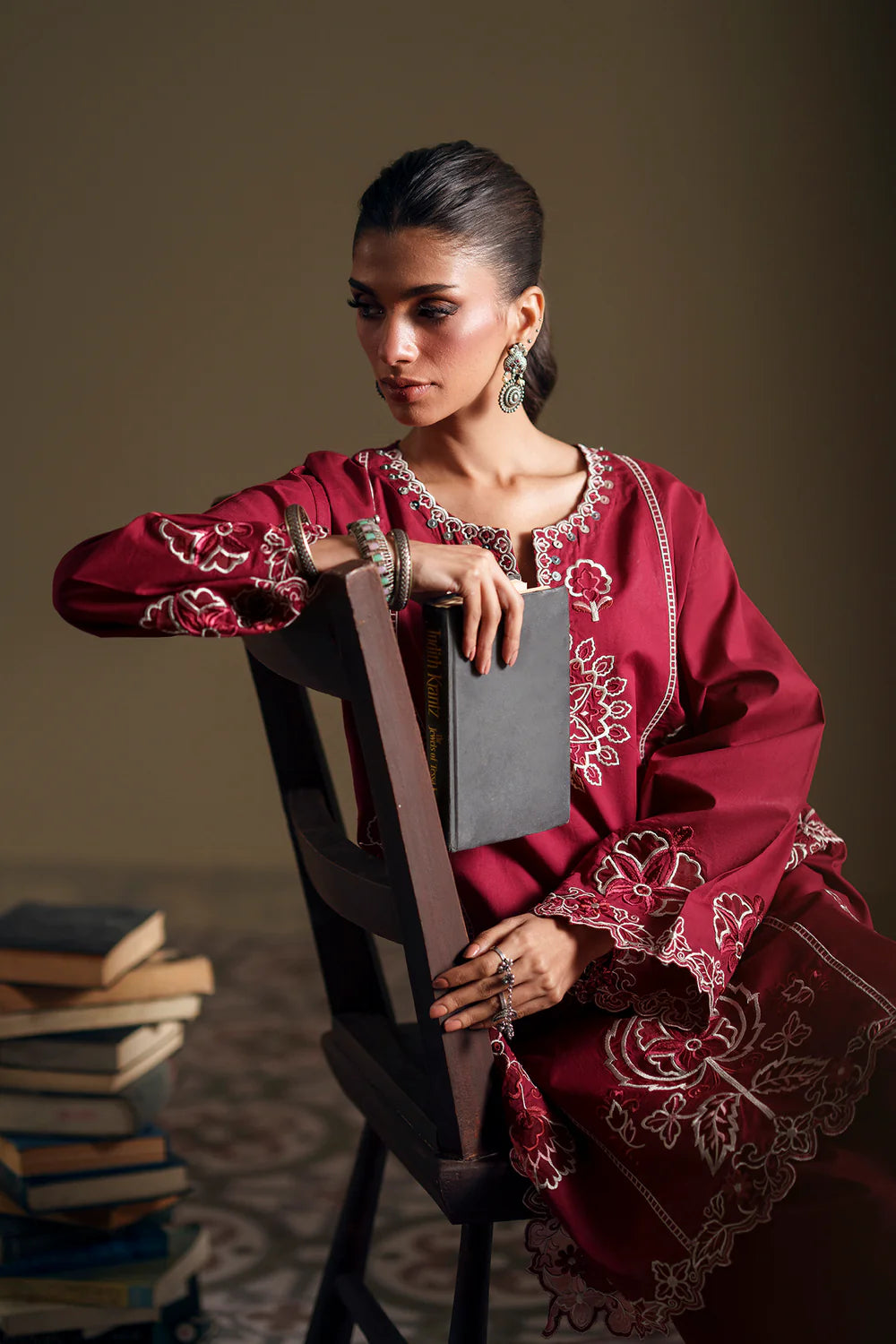 TERRACOTTA | E4278/103/303 | Rozana Collection SS '26- Drop 7 | Ethnc