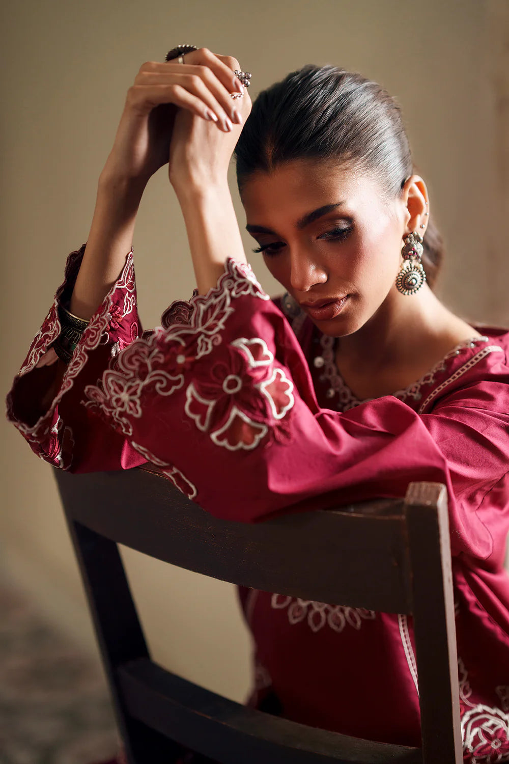 TERRACOTTA | E4278/103/303 | Rozana Collection SS '26- Drop 7 | Ethnc