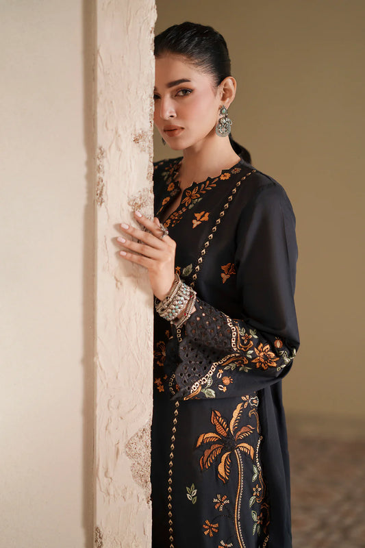 JET BLACK | E4347/103/902 | Rozana Collection SS '26- Drop 7 | Ethnc
