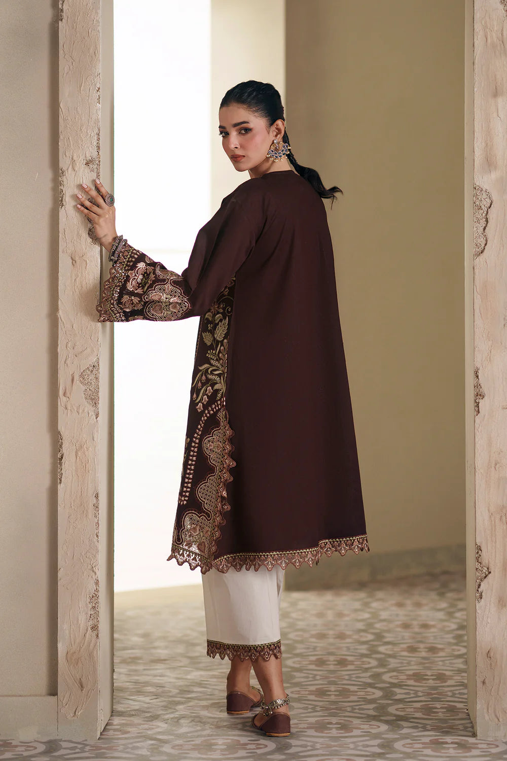 COFFEE | E4374/103/802 | Rozana Collection SS '26- Drop 7 | Ethnc