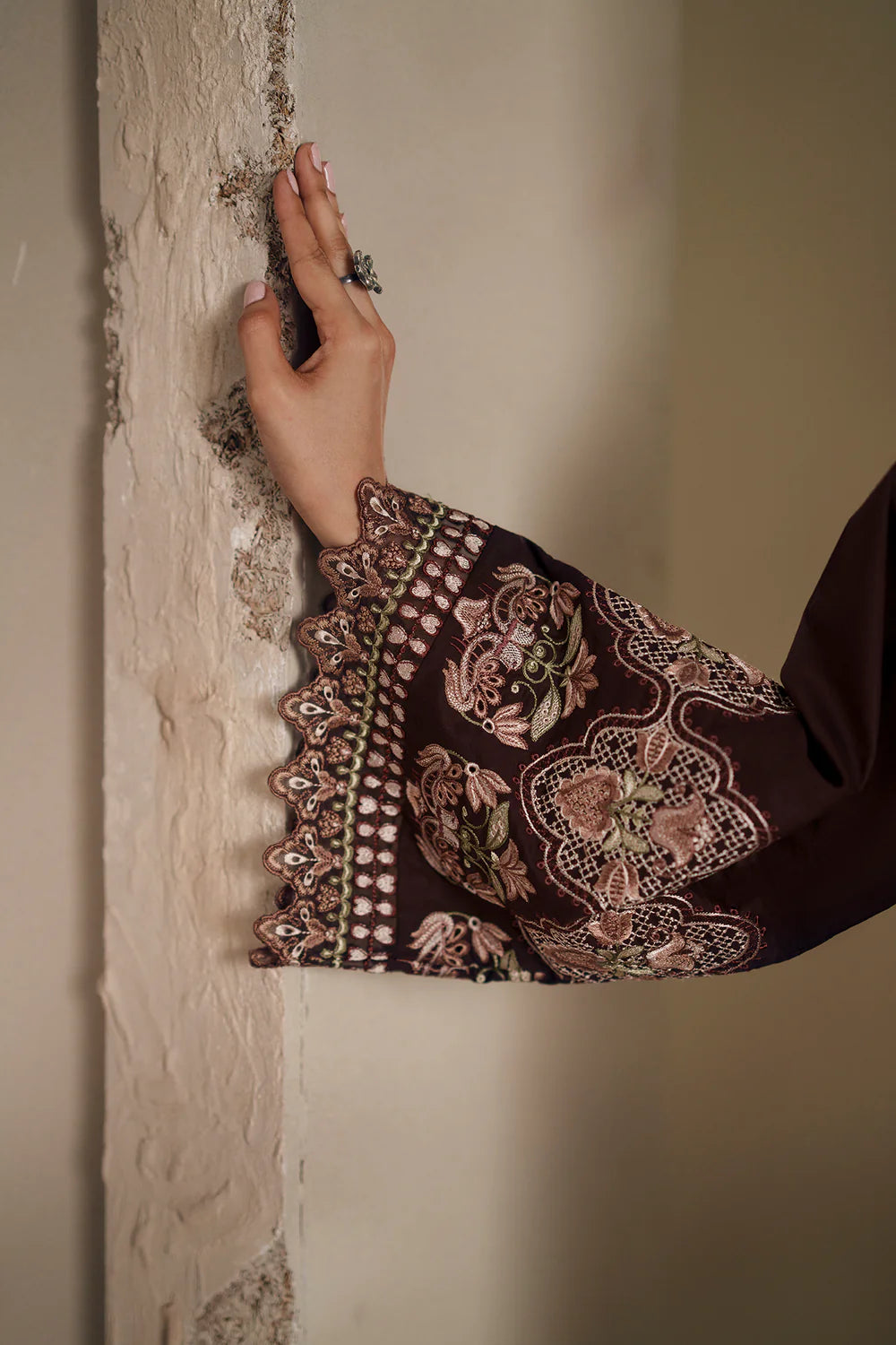 COFFEE | E4374/103/802 | Rozana Collection SS '26- Drop 7 | Ethnc