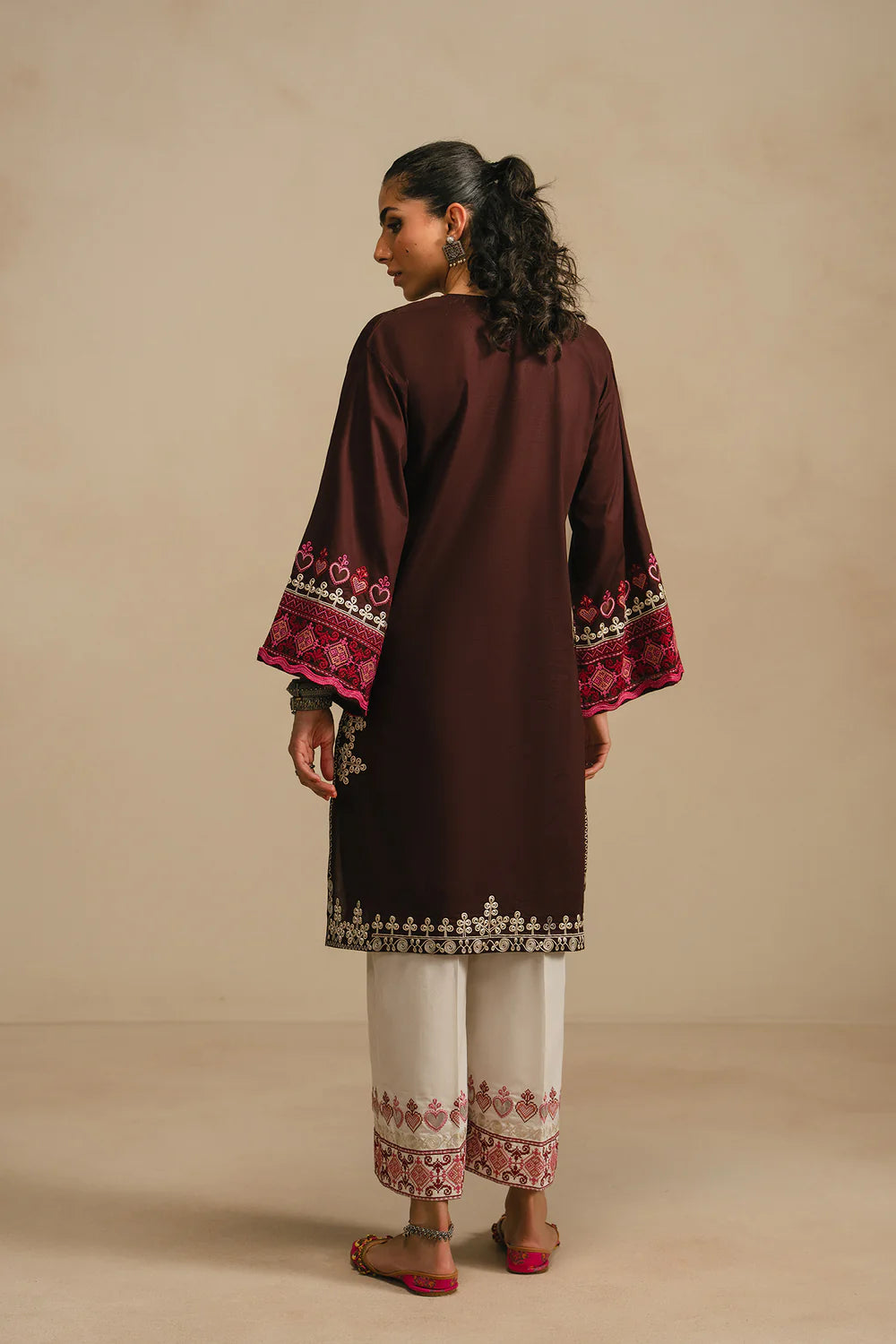 COFFEE | E4383/103/802 | Rozana Collection SP SS '26- Drop 5 | Ethnc